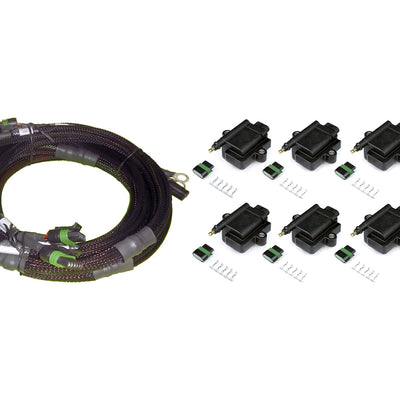 Haltech HT-130312 8 channel Hi Output Ignition Coil & Harness Kit GM/Chrysler
