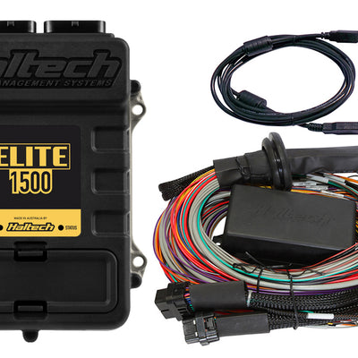 Haltech HT-150904 Elite 1500 + Premium Uni Wire-in Harness Kit 2.5m (8’)