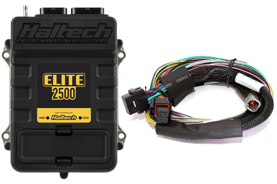 Haltech HT-151302 Elite 2500 + Basic Universal Wire-in Harness Kit 2.5m (8’)
