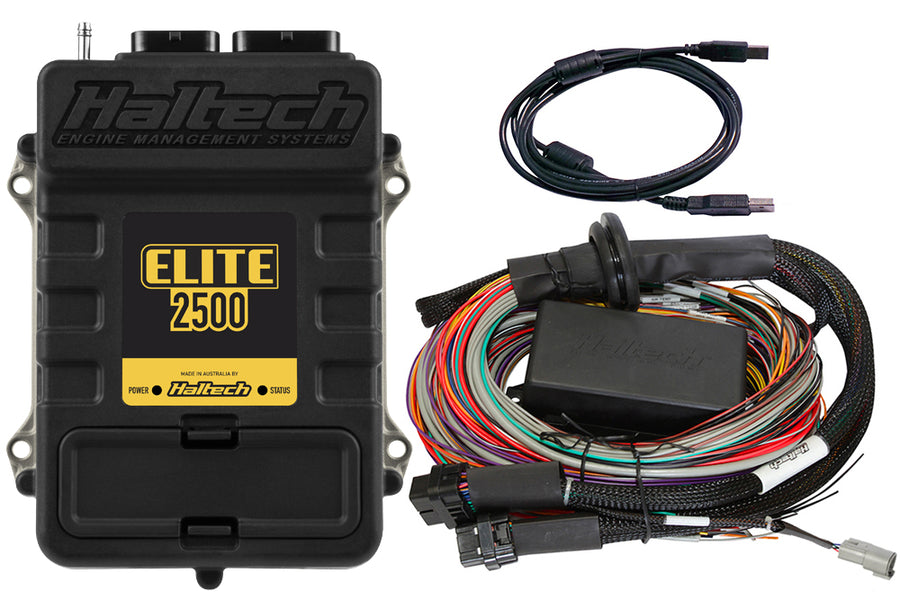 Haltech HT-151305 Elite 2500 + Premium Uni Wire-in Harness Kit 5.0m (16’)