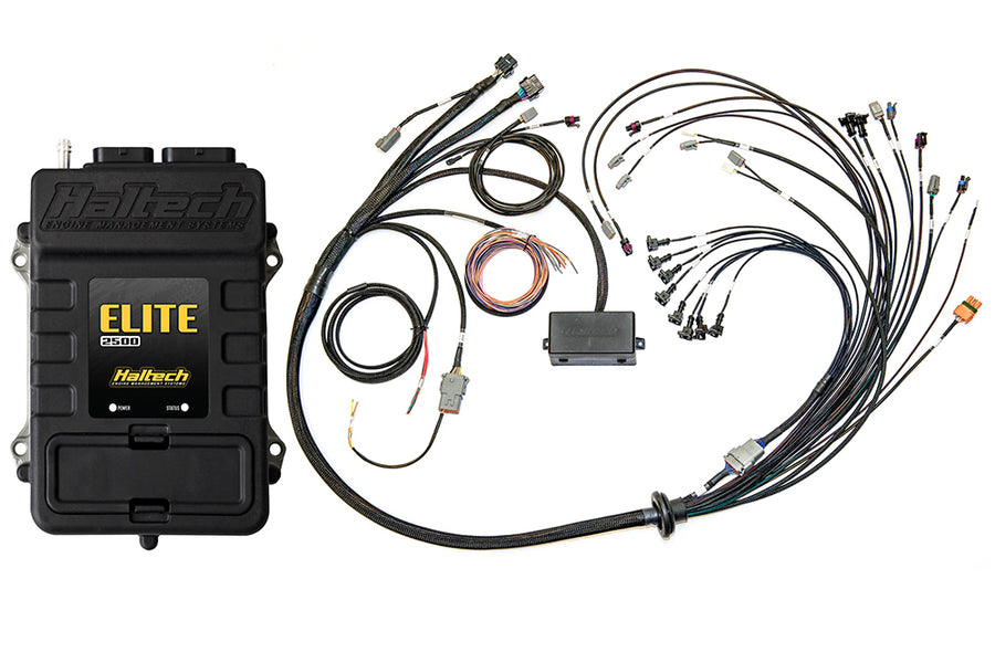 Haltech HT-151376 Elite 2500 V8 Big & Small Block Terminated Harn Kit - EV1