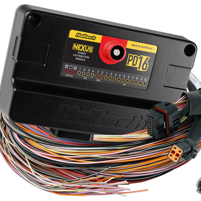 Haltech HT-198201 PD16 PDM + Flying Lead Harness (5M)
