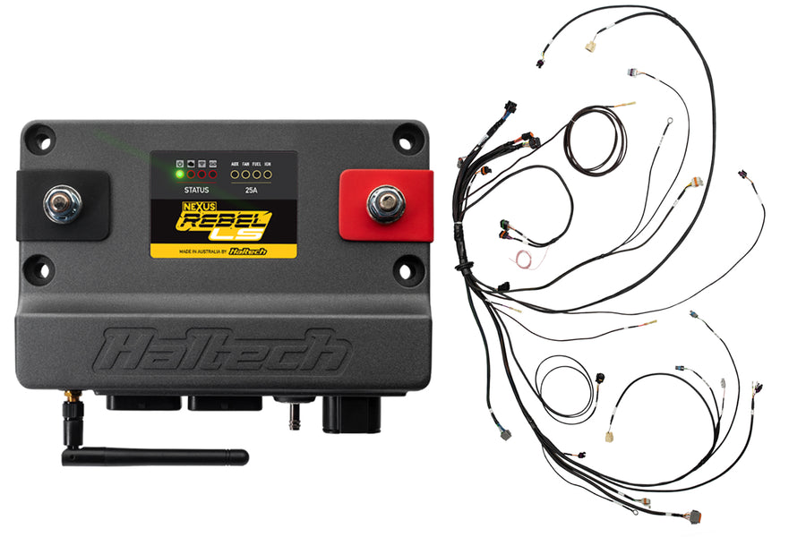 Haltech HT-220201 Rebel LS Kit Suits Gen III Cable throttle, EV1, Manual Transmi