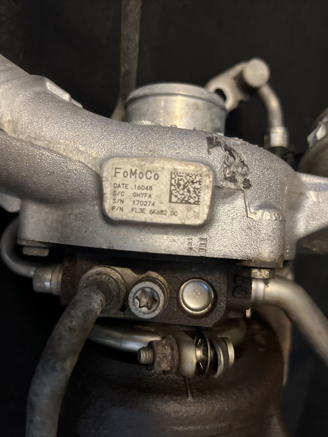 FORD F150 2.7L TURBOCHARGER FOMOCO FL3E-6K682-DC PASSENGER RIGHT SIDE 2018-2019