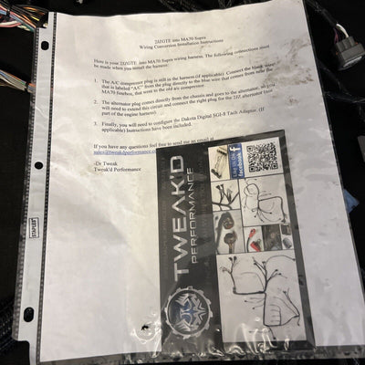 Tweak Performance Engine Harness 1JZ-GTE and 2JZ-GTE Engine into a MA70 MK3