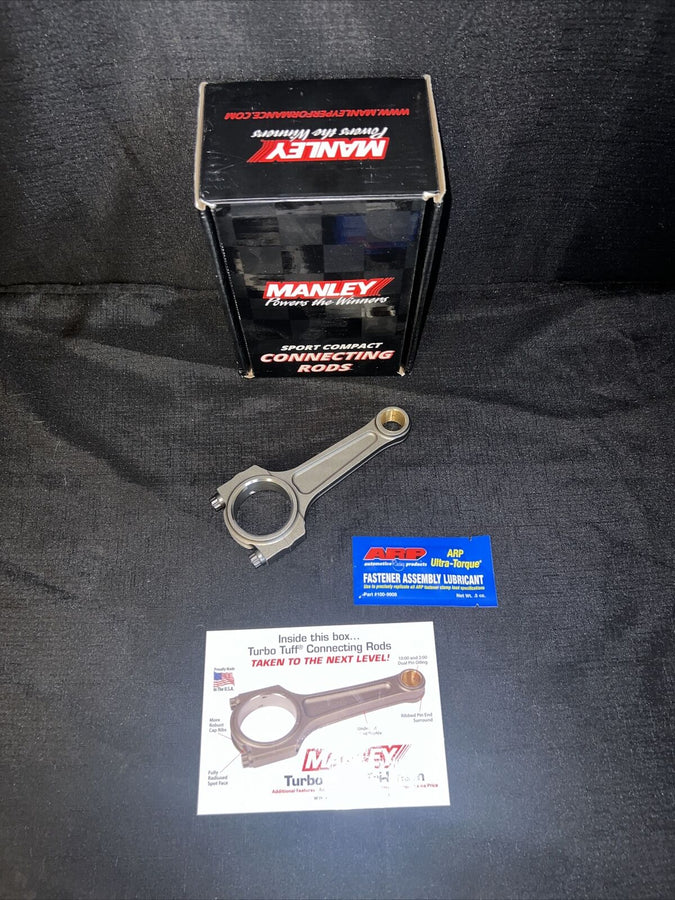 B Series Manley Turbo Tuff I Beam Rods 1.8L Vtec Acura GSR 14414-4 In Stock DC2