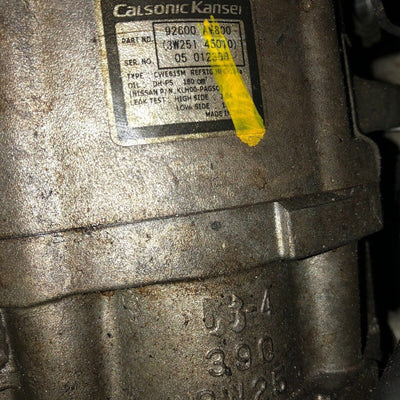 Nissan 350Z 3.5L Ac Compressor OEM 2003-2006