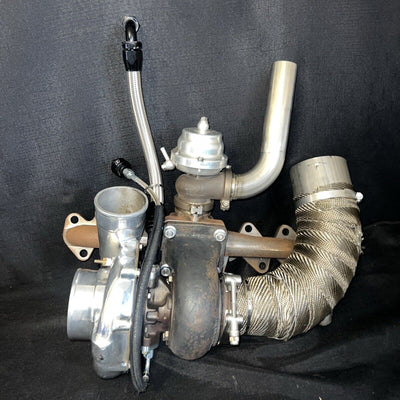 PHR Street Torque Manifold with Precision 6766 JB and Tial Wastegate 2JZ-GTE