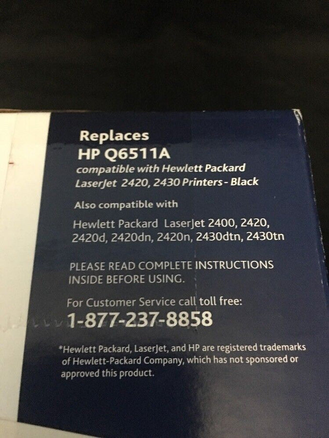 HP Q6511A Re-manufactured Laser Toner Cartridge