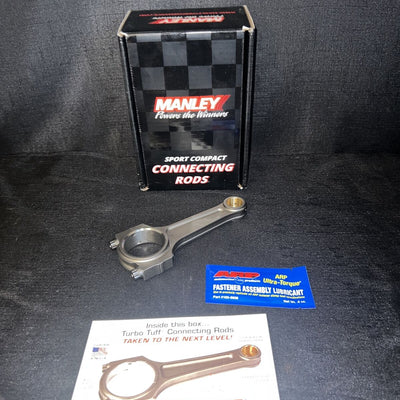 B Series Manley Turbo Tuff I Beam Rods 1.8L Vtec Acura GSR 14414-4 In Stock DC2
