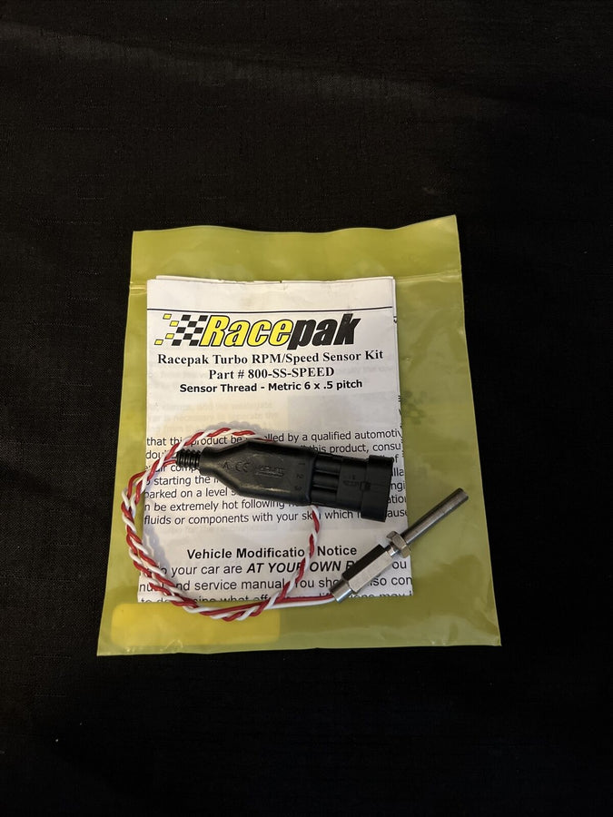 Racepak 800-SS-SPEED M6 TURBO SPEED SENSOR