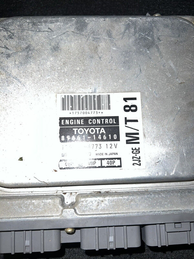 Toyota Supra ECU 2JZ-GE M/T N/A 89661-14610 JZA80