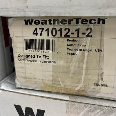 WeatherTech Floor Mats FloorLiner Ford Super Duty Crew Cab 2017-2018 Cocoa