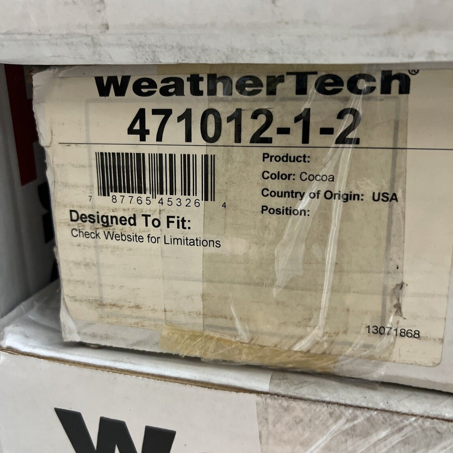 WeatherTech Floor Mats FloorLiner Ford Super Duty Crew Cab 2017-2018 Cocoa