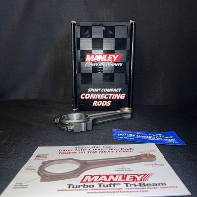B Series Manley Turbo Tuff I Beam Rods 1.8L Vtec Acura GSR 14414-4 In Stock DC2