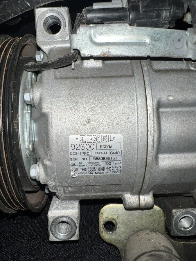 Nissan M35 A/C Compressor Oem 92600-EG00C Zexel 92600-EG00A 2006-2009