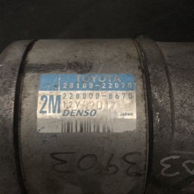 Toyota Celica 1.8L OEM DENSO 228000-8681 Starter Motor 2002-2005