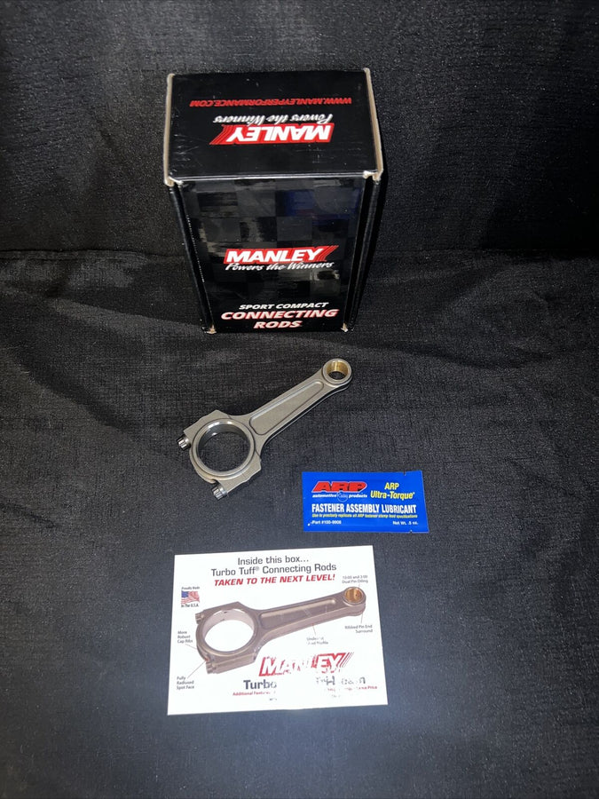 B Series Manley Turbo Tuff I Beam Rods 1.8L Vtec Acura GSR 14414-4 In Stock DC2