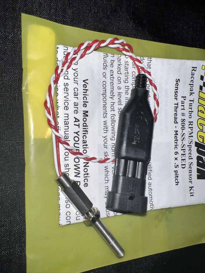 Racepak 800-SS-SPEED M6 TURBO SPEED SENSOR