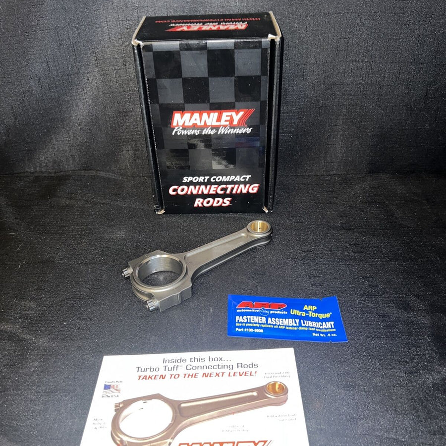 B Series Manley Turbo Tuff I Beam Rods 1.8L Vtec Acura GSR 14414-4 In Stock DC2
