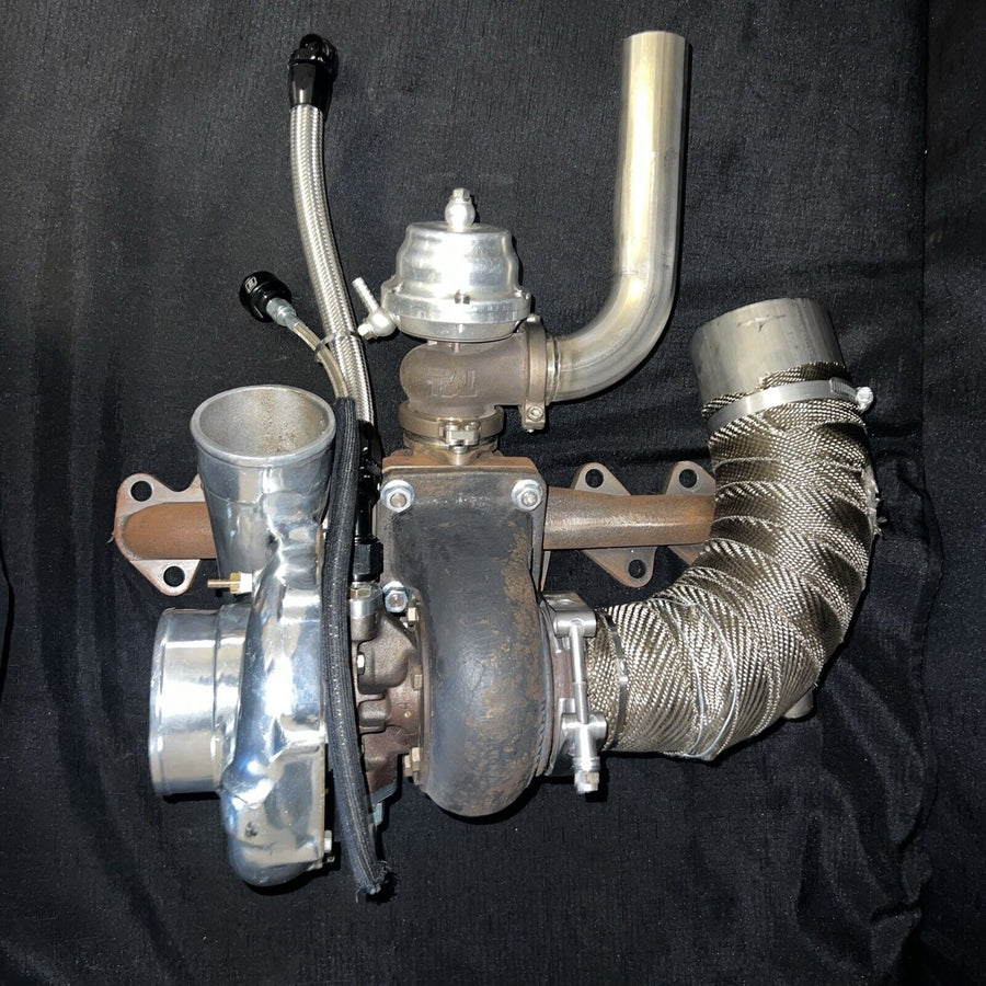 PHR Street Torque Manifold with Precision 6766 JB and Tial Wastegate 2JZ-GTE
